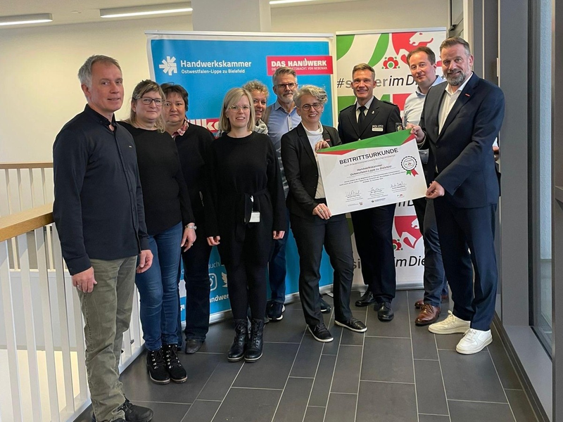 Handwerkskammer stärkt Sicherheit von Mitarbeitenden / Offizieller Beitritt im Präventionsnetzwerk #sicherimDienst - Foto: presseportal.de