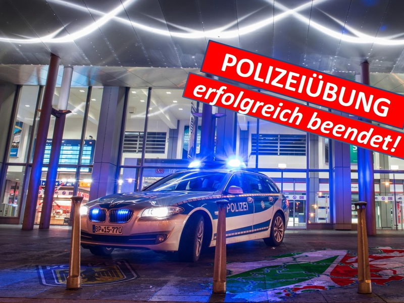 BPOL NRW: Gemeinsame Presseinformation Bundespolizei und Polizei Münster zur heutigen Polizeiübung am Hauptbahnhof Münster - Foto: presseportal.de