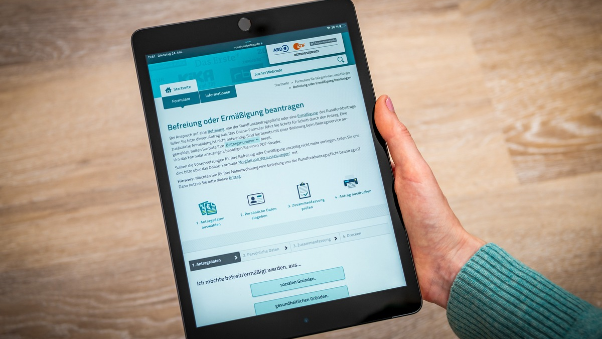 Rundfunkbeitrag - Wer kann sich befreien lassen und wer erhält eine Ermäßigung? - Foto: presseportal.de