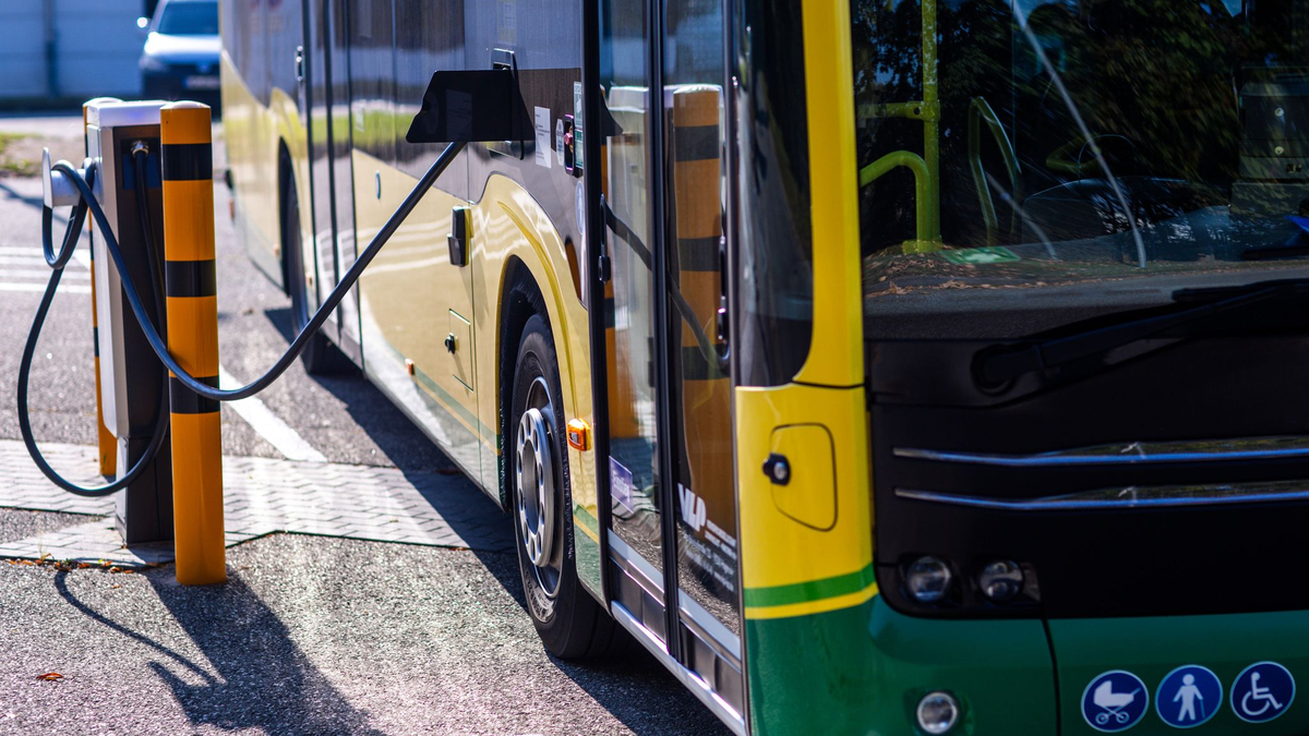 Seit 2018 fördert der Bund die Umrüstung der Busflotten in Deutschland - Tausende E-Busse sind seither im Linienverkehr unterwegs. (Archivbild) - Foto: Jens Büttner/dpa