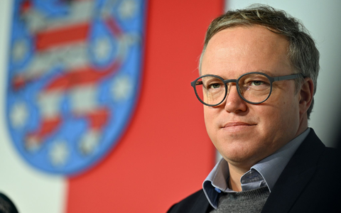 Mario Voigt (CDU) will Ministerpräsident des Freistaats Thüringen werden. - Foto: Martin Schutt/dpa