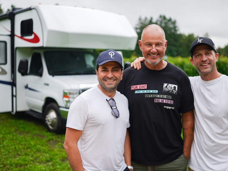 Ali Güngörmüs Frank Rosin Alexander Kumptner Roadtrip Amerika - Foto: Joyn/Andreas Grote, presseportal.de