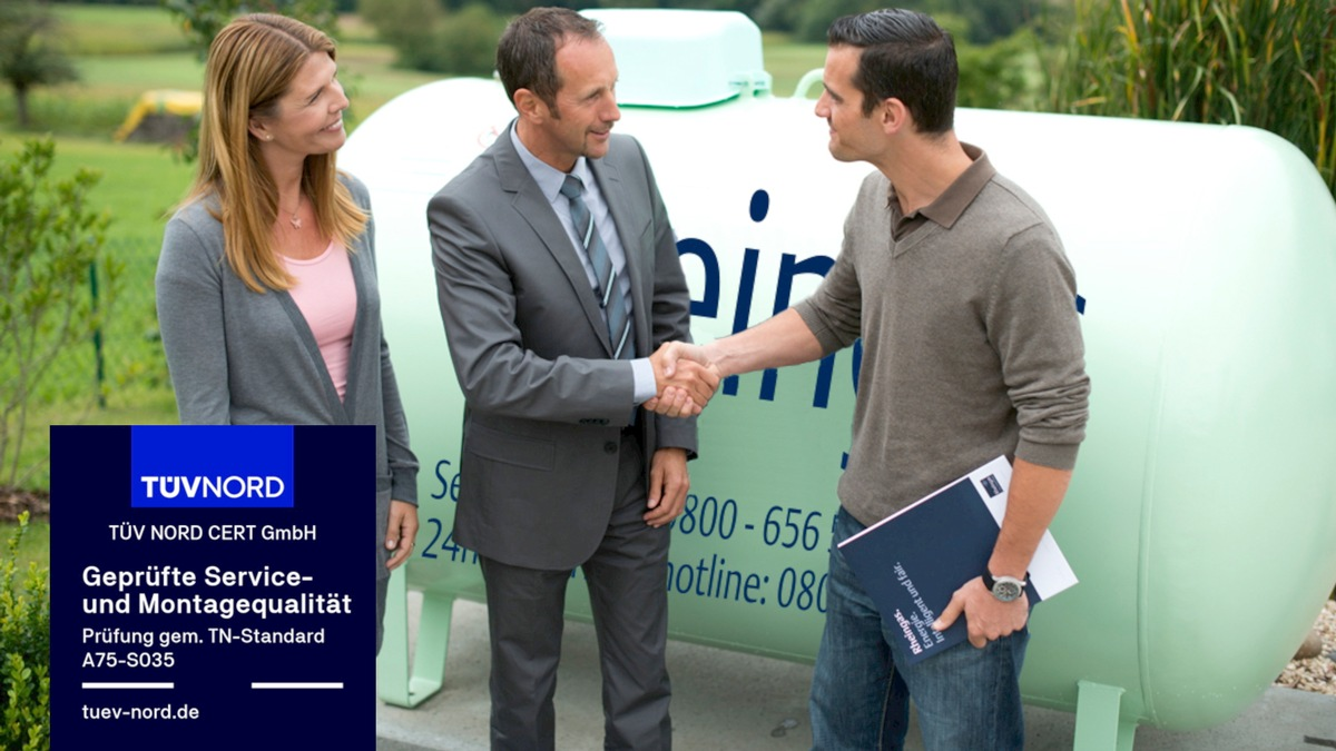 Rheingas erhält erneut TÜV-Siegel für herausragende Service- und Montagequalität und Kundenzufriedenheit - Foto: presseportal.de