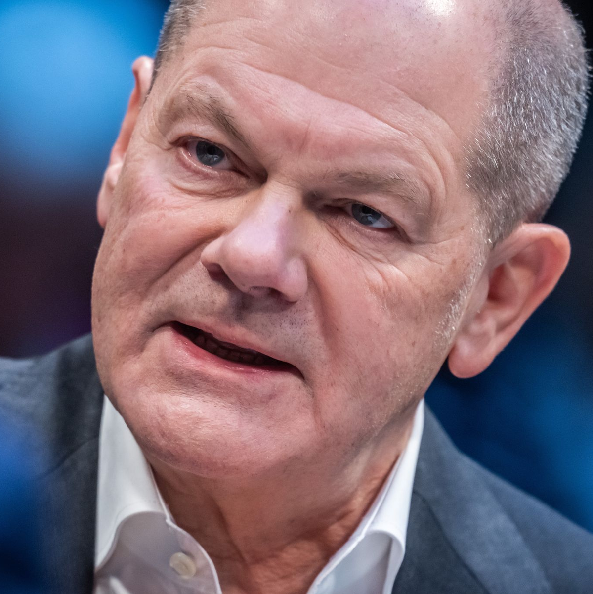Kanzler Scholz macht eine klare Ansage für den Fall einer Wahlniederlage. - Foto: Michael Kappeler/dpa