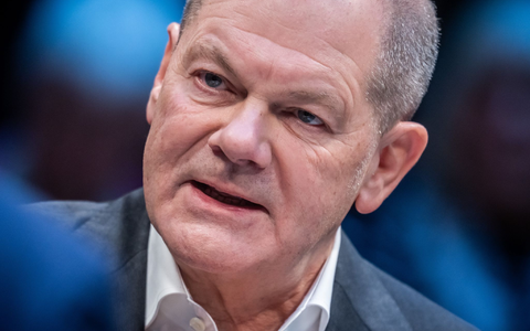 Kanzler Scholz macht eine klare Ansage für den Fall einer Wahlniederlage. - Foto: Michael Kappeler/dpa