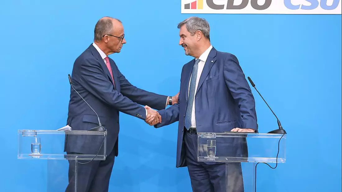 Friedrich Merz und Markus Söder (Archiv) - Bild: über dts Nachrichtenagentur