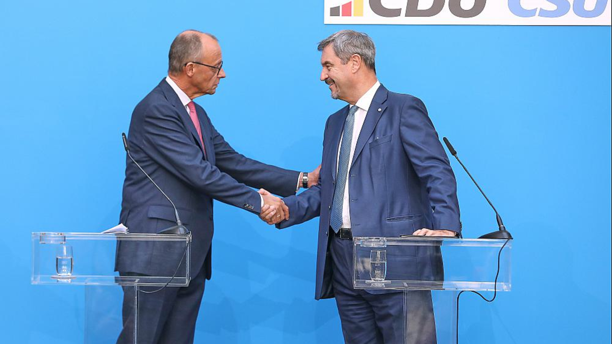 Friedrich Merz und Markus Söder (Archiv) - Foto: über dts Nachrichtenagentur