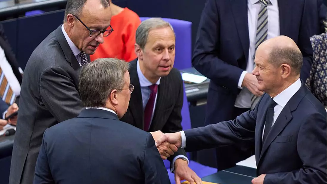 Friedrich Merz und Olaf Scholz (Archiv) - Bild: über dts Nachrichtenagentur