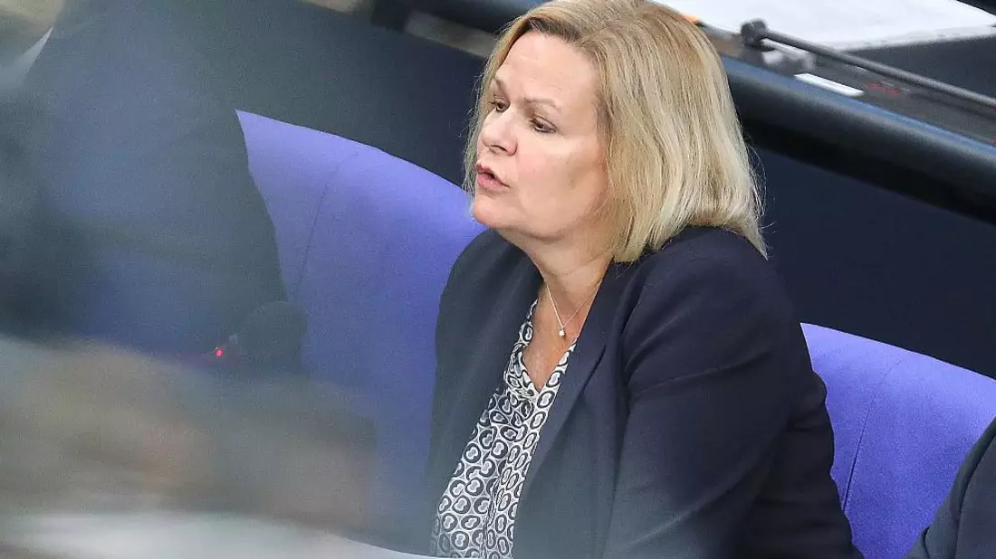 Nancy Faeser (Archiv) - Bild: über dts Nachrichtenagentur