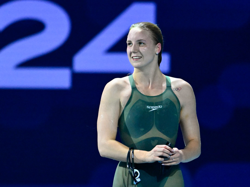 Es war ein anstrengendes Rennen für Isabel Gose.  - Foto: Denes Erdos/AP/dpa