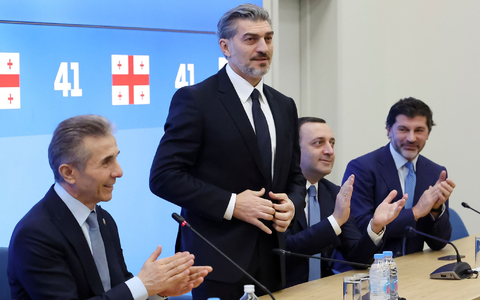 Die Regierungspartei Georgischer Traum hat ihren Kandidaten für den Präsidentenposten, Michail Kawelaschwili, vorerst durchgesetzt. - Foto: Uncredited/Georgian Dream party/AP/dpa