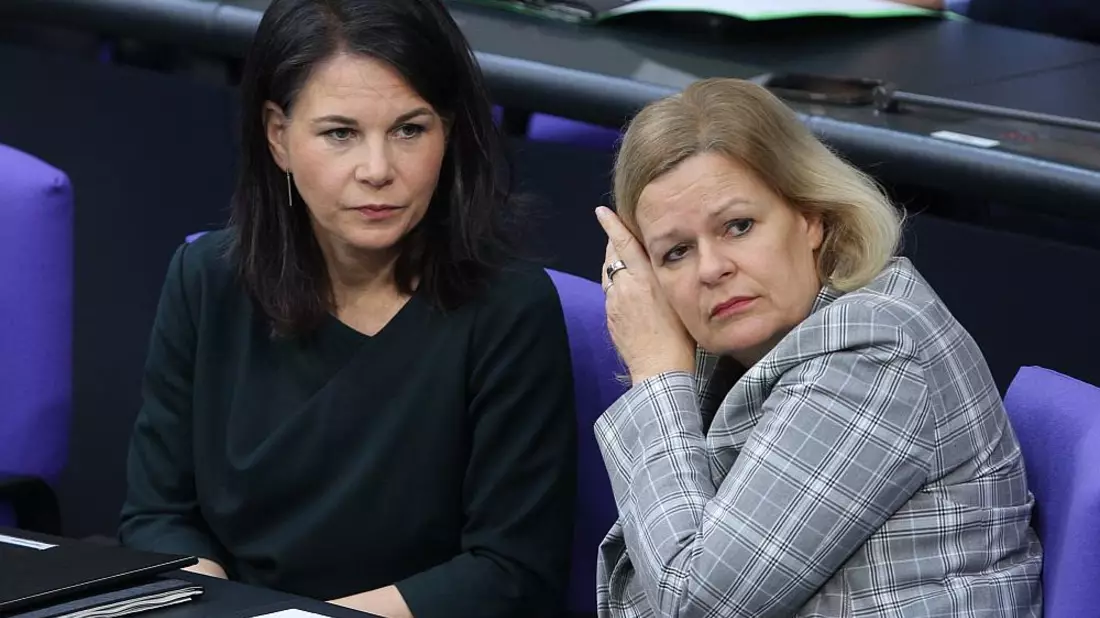 Annalena Baerbock und Nancy Faeser (Archiv) - Bild: über dts Nachrichtenagentur