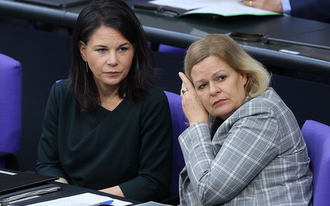 Annalena Baerbock und Nancy Faeser (Archiv) - Foto: über dts Nachrichtenagentur
