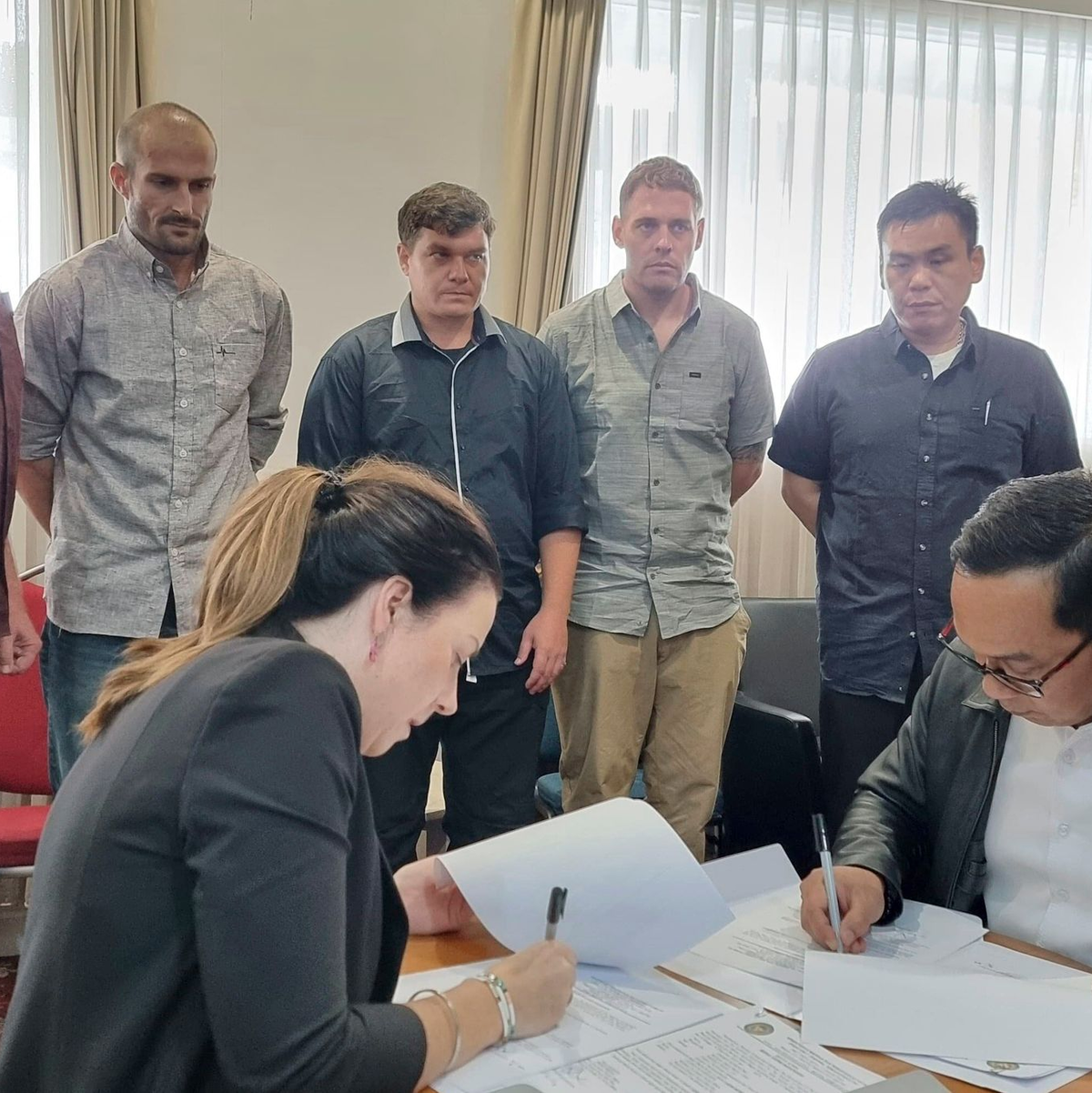 Die beiden Anführer der Gruppe waren hingerichtet worden. - Foto: Indonesian Coordinating Ministry/Indonesian Coordinating Ministry for Legal, Human Rights, Immigration and Correctional Affairs via AP/dpa