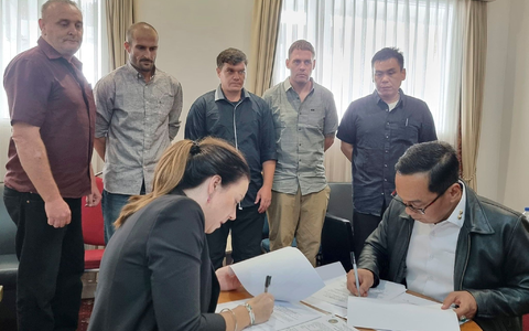 Die beiden Anführer der Gruppe waren hingerichtet worden. - Foto: Indonesian Coordinating Ministry/Indonesian Coordinating Ministry for Legal, Human Rights, Immigration and Correctional Affairs via AP/dpa