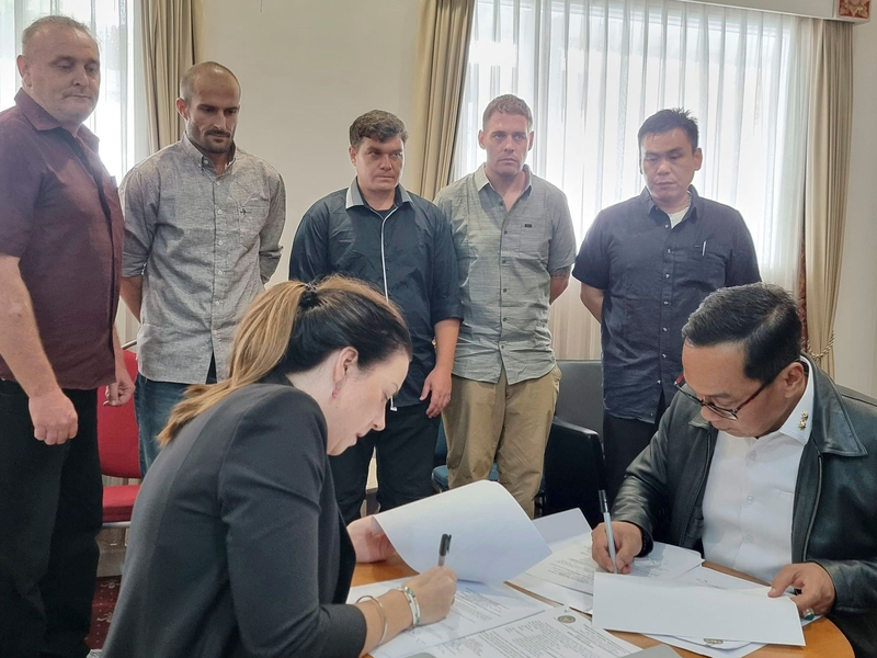 Die beiden Anführer der Gruppe waren hingerichtet worden. - Foto: Indonesian Coordinating Ministry/Indonesian Coordinating Ministry for Legal, Human Rights, Immigration and Correctional Affairs via AP/dpa