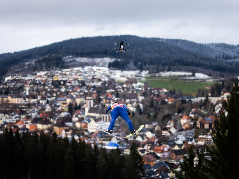 Pius Paschke beim Weltcup am Sonntag. - Foto: Philipp von Ditfurth/dpa