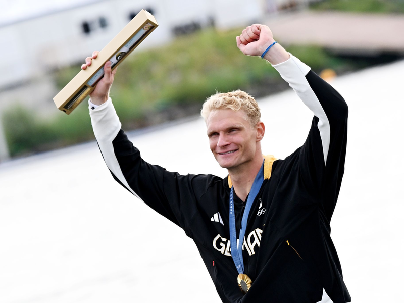 In Paris und Baden-Baden ganz oben: Ruderer Oliver Zeidler. - Foto: Sebastian Kahnert/dpa