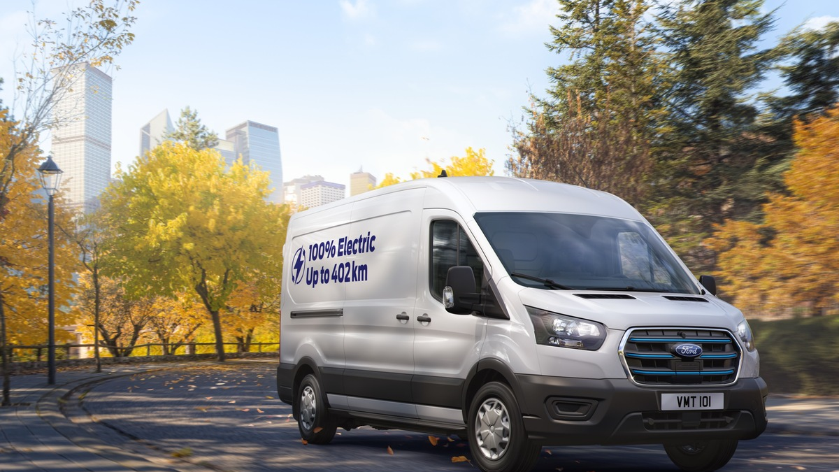 Ab sofort bestellbar: Neuer Ford E-Transit mit größerer Batterie und erhöhter Reichweite - Foto: presseportal.de