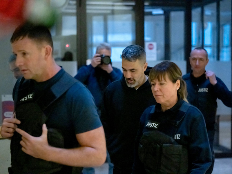 Bushido sagte vor dem Landgericht gegen Arafat Abou-Chaker aus. - Foto: Soeren Stache/dpa