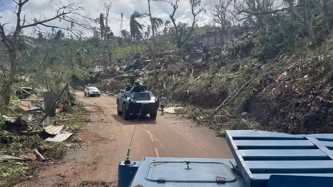 Die Zahl der Todesopfer in Folge von Zyklon «Chido» auf Mayotte ist weiter unklar. - Bild: Uncredited/Gendarmerie Nationale/AP/dpa