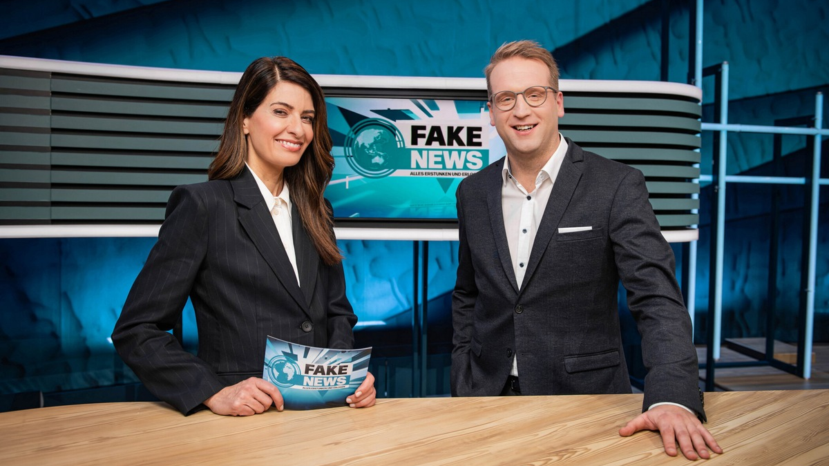 Linda Zervakis Benni Stark Fake News - Alles erstunken und erlogen - Foto: presseportal.de