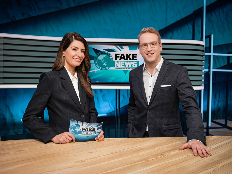 Linda Zervakis Benni Stark Fake News - Alles erstunken und erlogen - Foto: presseportal.de