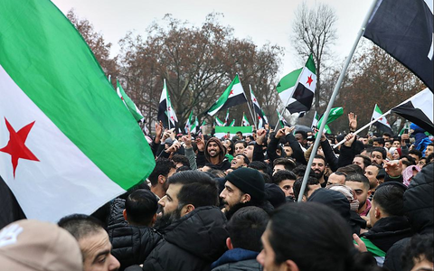 Syrer in Deutschland feiern den Sturz von Assad in Syrien (Archiv) - Foto: über dts Nachrichtenagentur