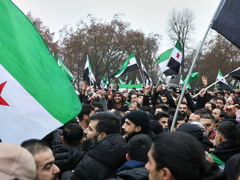 Syrer in Deutschland feiern den Sturz von Assad in Syrien (Archiv) - Foto: über dts Nachrichtenagentur