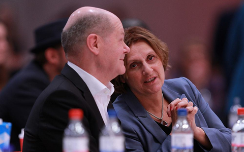 Olaf Scholz und Britta Ernst (Archiv) - Foto: über dts Nachrichtenagentur