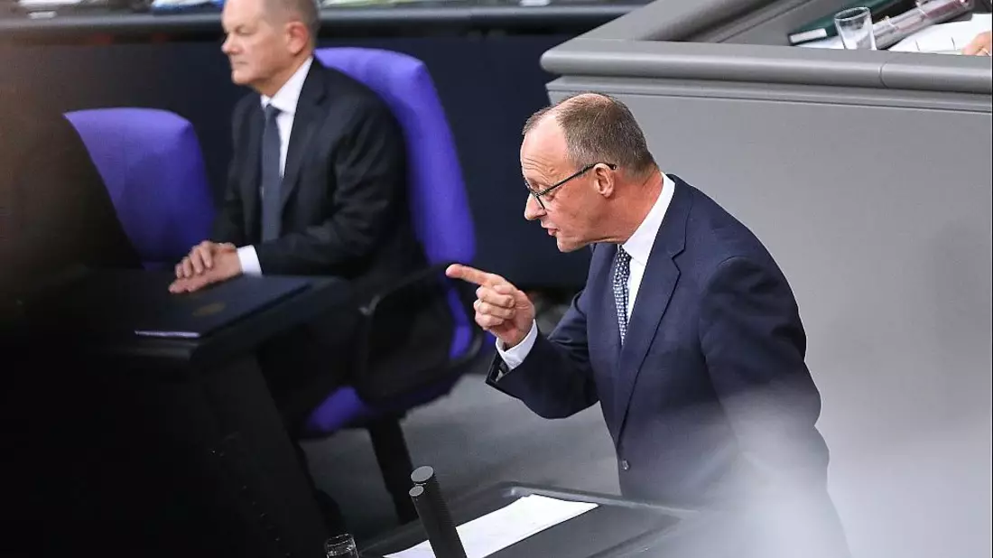 Olaf Scholz und Friedrich Merz am 16.12.2024 - Bild: über dts Nachrichtenagentur