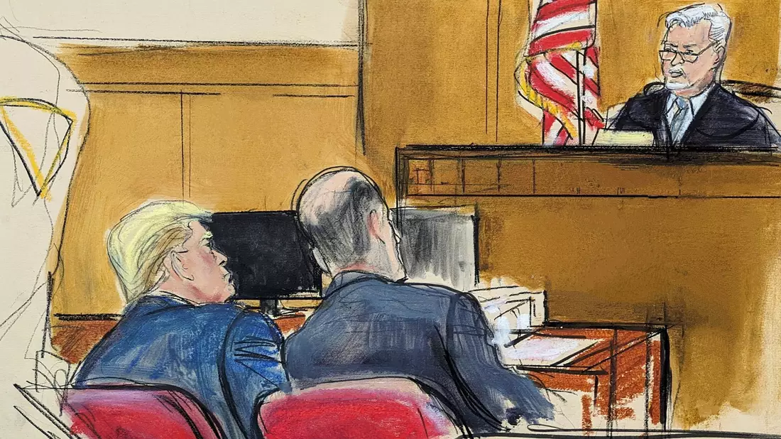 Richter Juan Merchan ist Trumps Anwälten ein Dorn im Auge. - Bild: Elizabeth Williams/AP/dpa