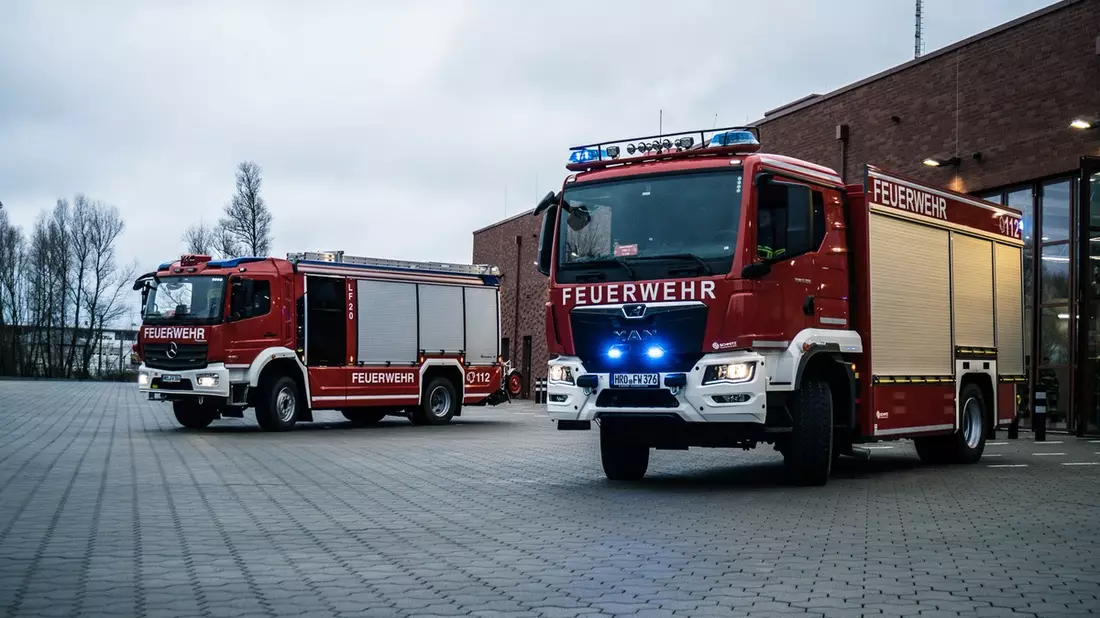 Feuerwehr Rostock: Freiwillige Feuerwehr Rostock-Gehlsdorf und Rostocker Heide erhalten moderne Einsatzfahrzeuge - Bild: presseportal.de