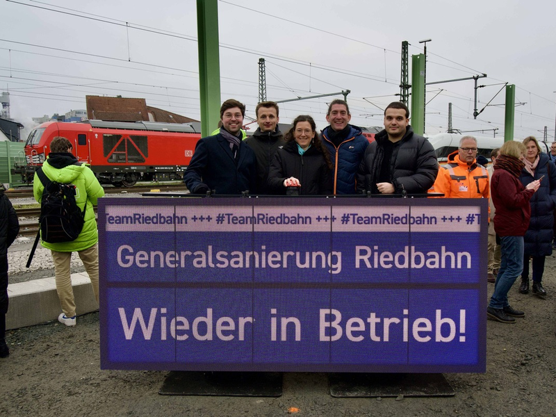 Rekordtempo für die Riedbahn: Mammutaufgabe in nur fünf Monaten bewältigt - Foto: presseportal.de