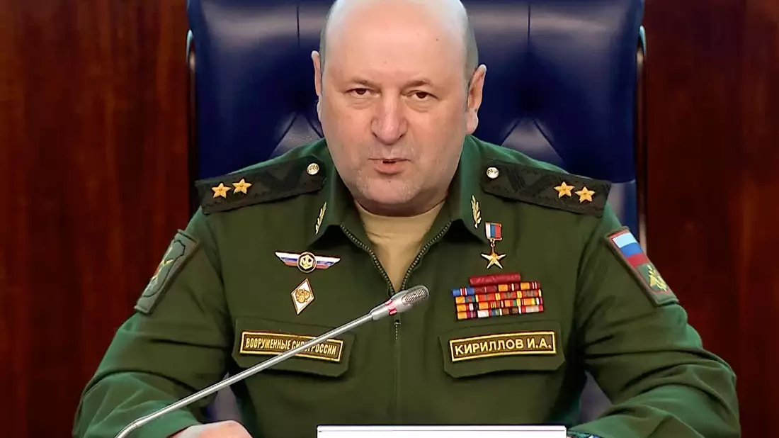 Der russische General Igor Kirillow gehörte zu den bekanntesten Gesichtern des Angriffskrieges gegen die Ukraine. - Bild: Uncredited/Russian Defense Ministry Press Service/AP/dpa