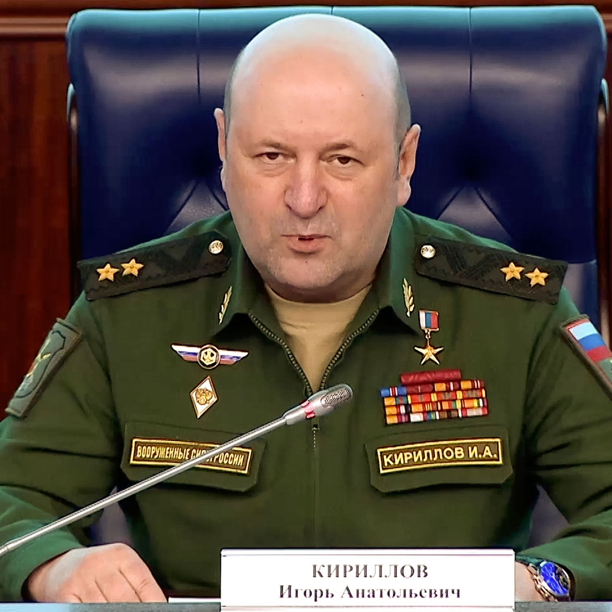 Der russische General Igor Kirillow gehörte zu den bekanntesten Gesichtern des Angriffskrieges gegen die Ukraine. - Foto: Uncredited/Russian Defense Ministry Press Service/AP/dpa