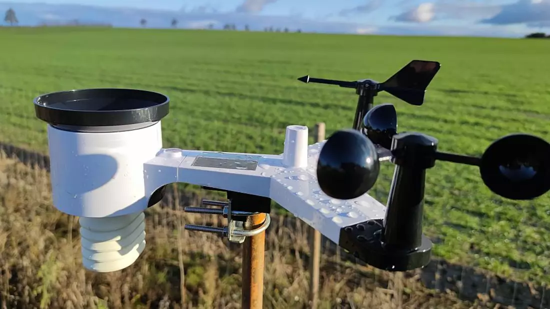 Wetterstation an einem Acker (Archiv) - Bild: über dts Nachrichtenagentur