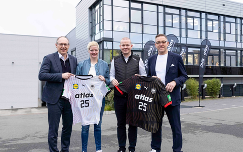 ATLAS neuer DHB-Hauptpartner / Dortmunder Hersteller von Sicherheitsschuhen wird auf den Trikots der Nationalmannschaften sichtbar - Foto: presseportal.de ATLAS neuer DHB-Hauptpartner / Dortmunder Hersteller von Sicherheitsschuhen wird auf den Trikots der Nationalmannschaften sichtbar - Foto: presseportal.de
