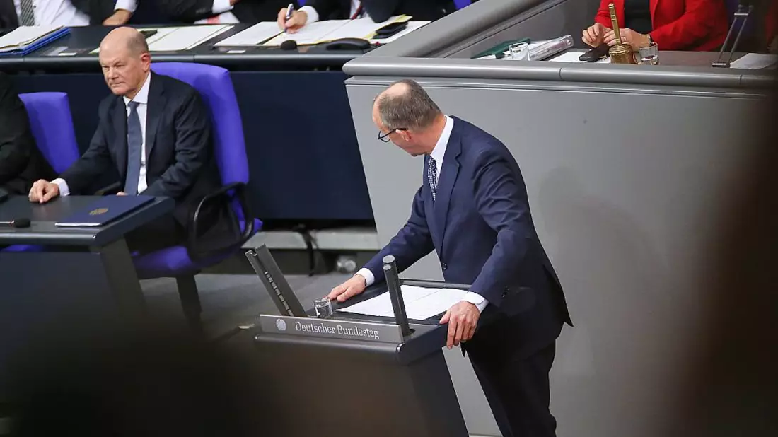 Olaf Scholz und Friedrich Merz am 16.12.2024 - Bild: über dts Nachrichtenagentur