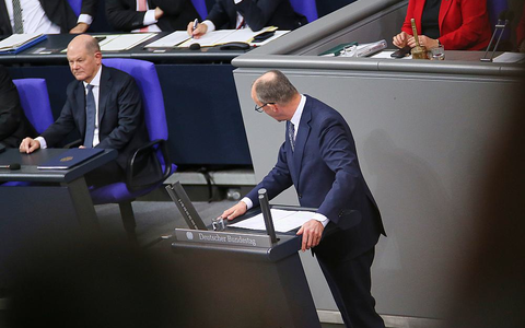Olaf Scholz und Friedrich Merz am 16.12.2024 - Foto: über dts Nachrichtenagentur