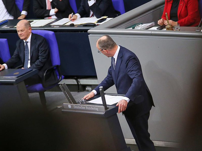 Olaf Scholz und Friedrich Merz am 16.12.2024 - Foto: über dts Nachrichtenagentur