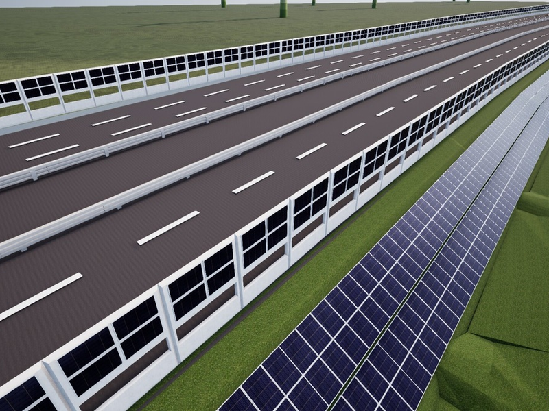 Wie aus Autobahnen Solarkraftwerke werden - Foto: presseportal.de