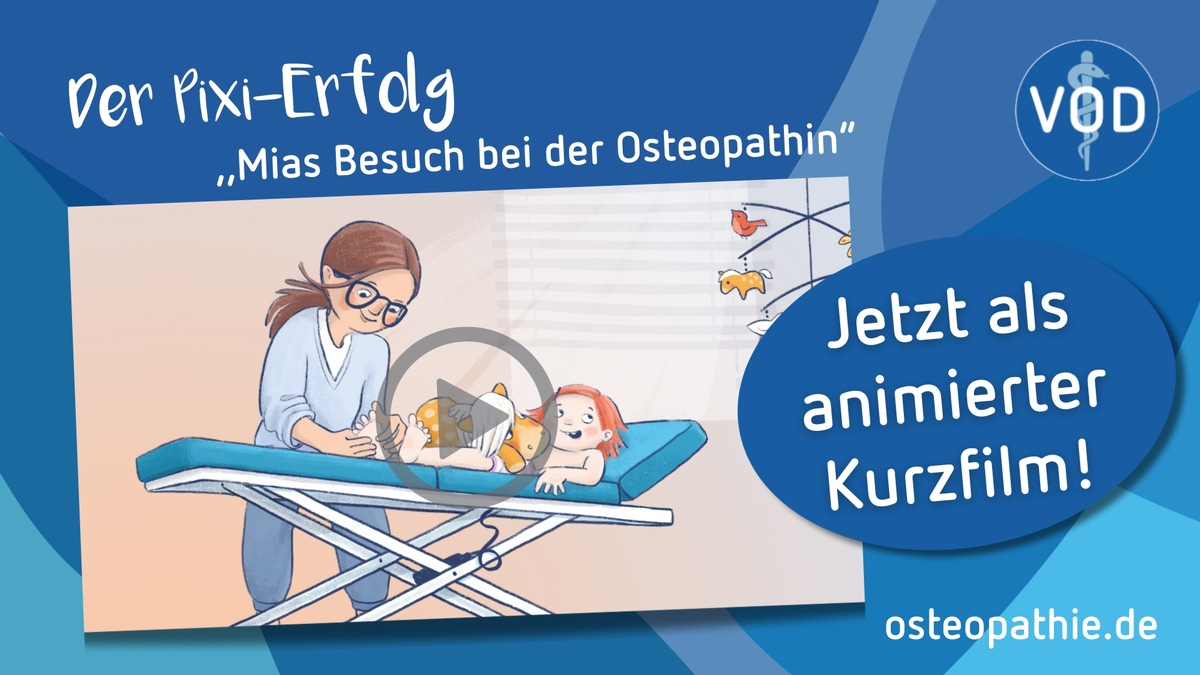 Premiere: Animierter Kurzfilm zum ersten Pixi-Buch über Osteopathie - Foto: presseportal.de