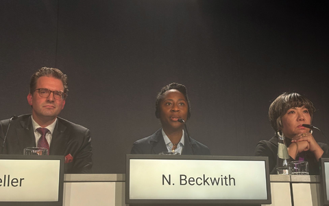 Die Bekanntgabe der Künstlerischen Leitung der documenta 16 wurde mit Spannung erwartet.  - Foto: Nicole Schippers/dpa