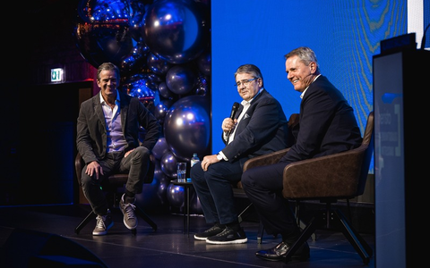Sigmar Gabriel, Norbert Winkeljohann und Markus Lanz beim Zukunftsdialog Mittelstand von heristo: Es gibt keinen Grund für Pessimismus, aber anstrengen müssen wir uns schon! - Foto: presseportal.de