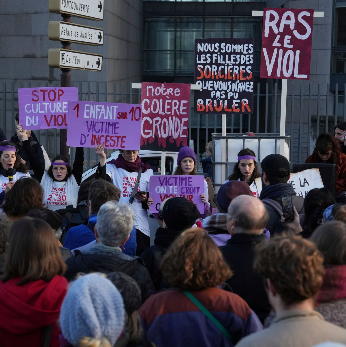 Der Prozess in Avignon hat auch Debatten in der Gesellschaft neu angestoßen. (Archivbild) - Foto: Aurelien Morissard/AP/dpa