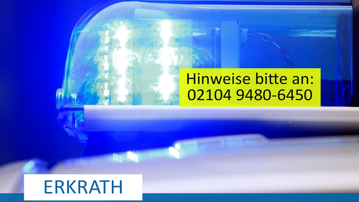 POL-ME: Schon wieder ein Drahtseil über einem Geh- und Radweg aufgefunden - Erkrath - 2412075 - Foto: presseportal.de