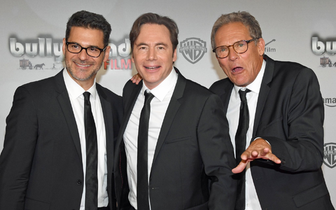 Nicht nur das Trio der «Bullyparade», Rick Kavanian (l-r), Michael Bully Herbig und Christian Tramitz, wird in der Fortsetzung wieder von der Partie sein. (Archivbild) - Foto: Ursula Düren/dpa