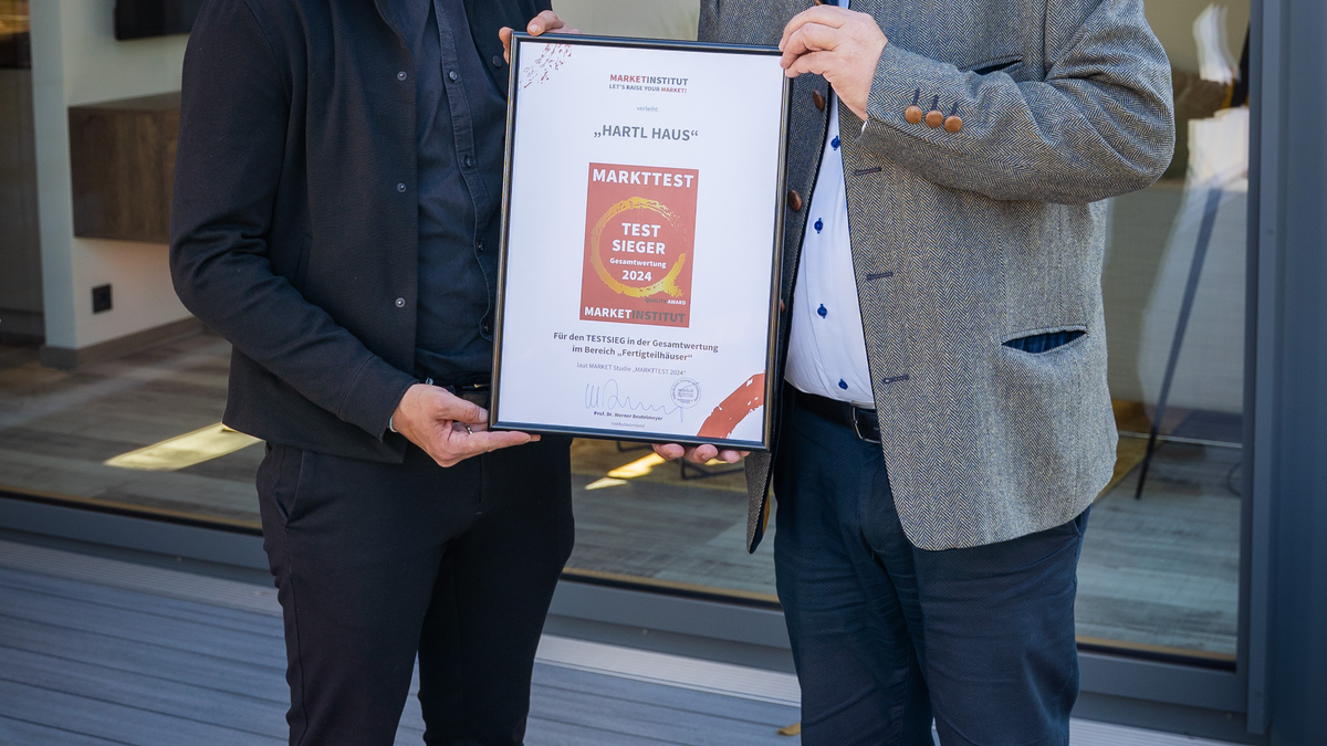 Hartl Haus: Market-Institut-Umfrage 2024 - Foto: Hartl Haus über pressetext.de