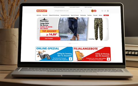 NORMA24 bekommt einen moderneren Look: Neue IT-Plattform bringt mehr Transparenz und Übersichtlichkeit / Discounter stellt Onlineshop auf zukunftsfähiges System Spryker um - Foto: presseportal.de